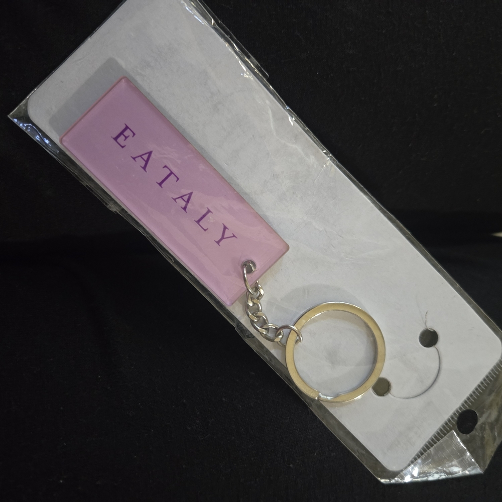 Eataly Pink Keychain